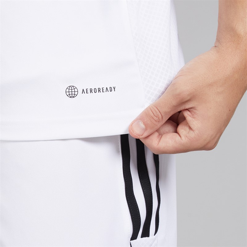 adidas T-shirt Ligue Tiro 23 Homme Blanc/Noir