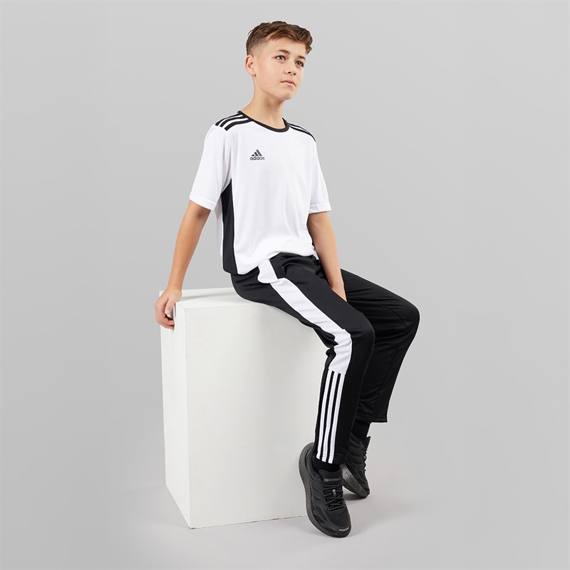adidas T-shirt Junior Entrada 18 Blanc/Noir