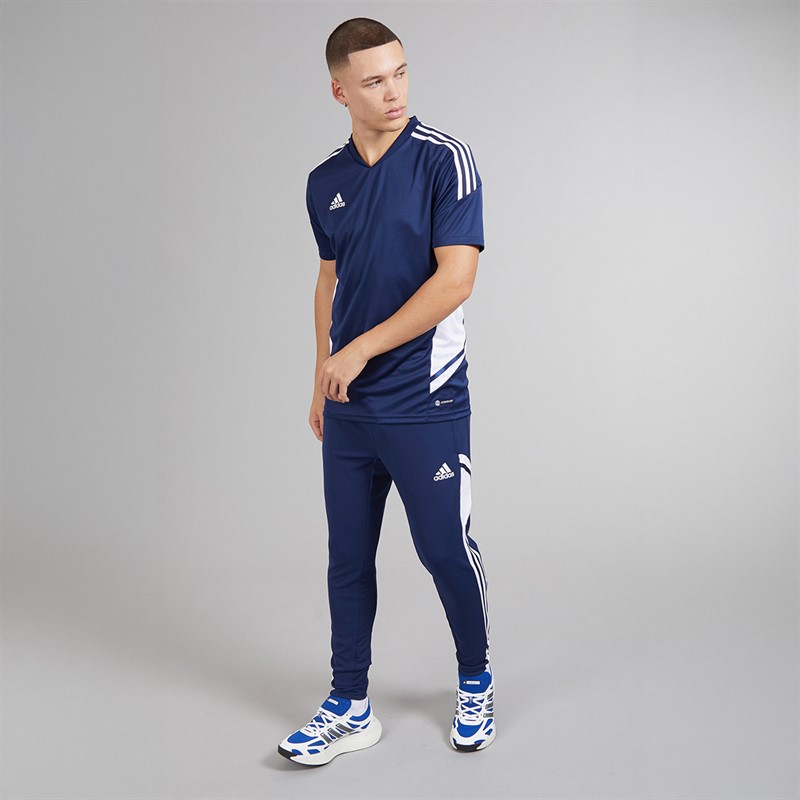 adidas T-shirt Condivo 22 Homme Team Navy Blue/Blanc