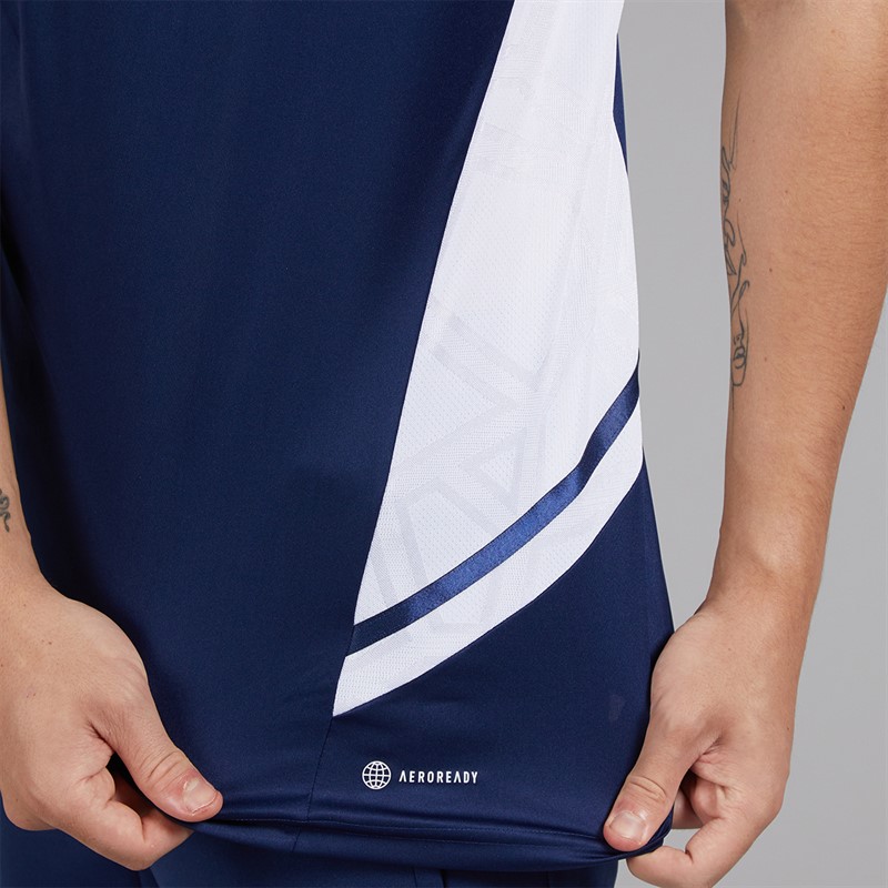 adidas T-shirt Condivo 22 Homme Team Navy Blue/Blanc