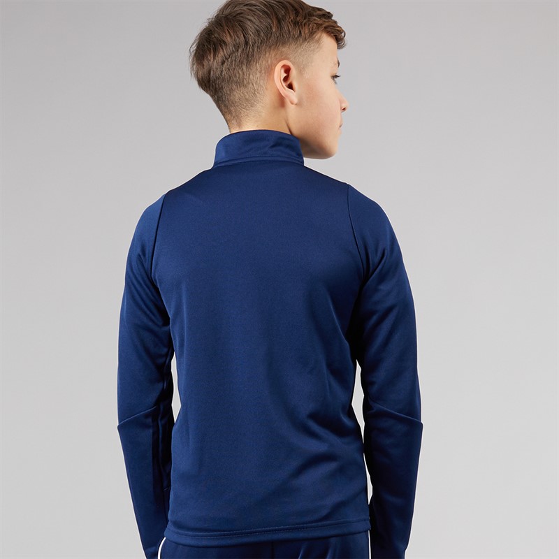 adidas Kids Tiro 24 1/4 Zip Training Top Navy/White