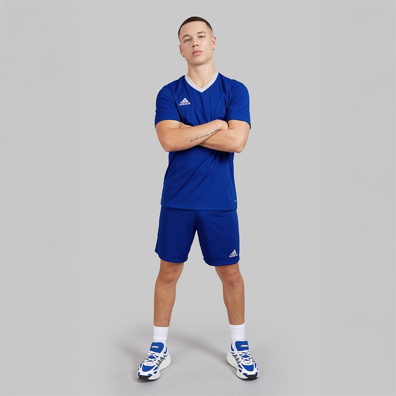 adidas Mens Entrada 22 Shorts Team Royal Blue