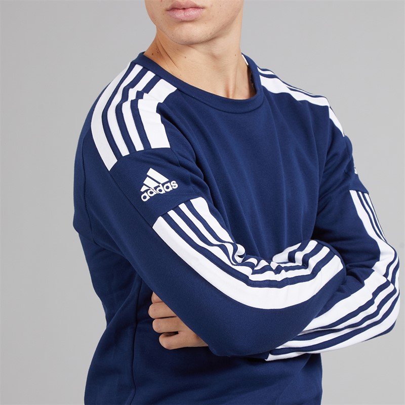 adidas Mens Squadra 21 Sweatshirt Team Navy Blue