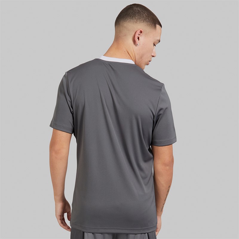adidas Mens Entrada 22 T-Shirt Team Grey Four