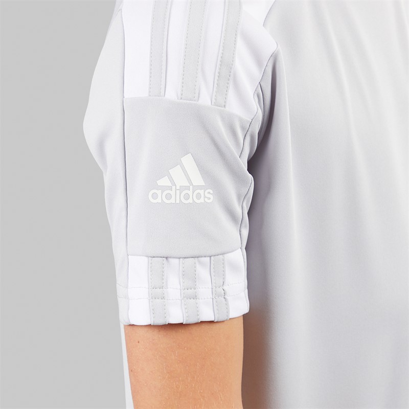 adidas Kids Squadra 21 T-Shirt Team Light Grey/White