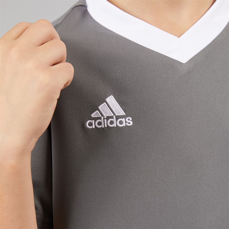 adidas Junior Entrada 22 T-Shirt Team Grey Four