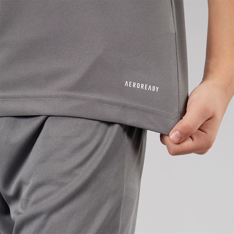 adidas Junior Entrada 22 T-Shirt Team Grey Four