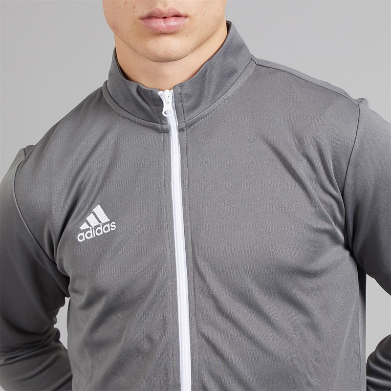 adidas Mens Entrada 22 Track Jacket Team Grey Four