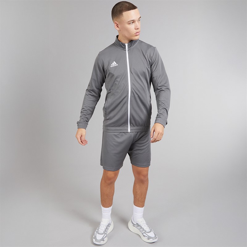 adidas Mens Entrada 22 Track Jacket Team Grey Four