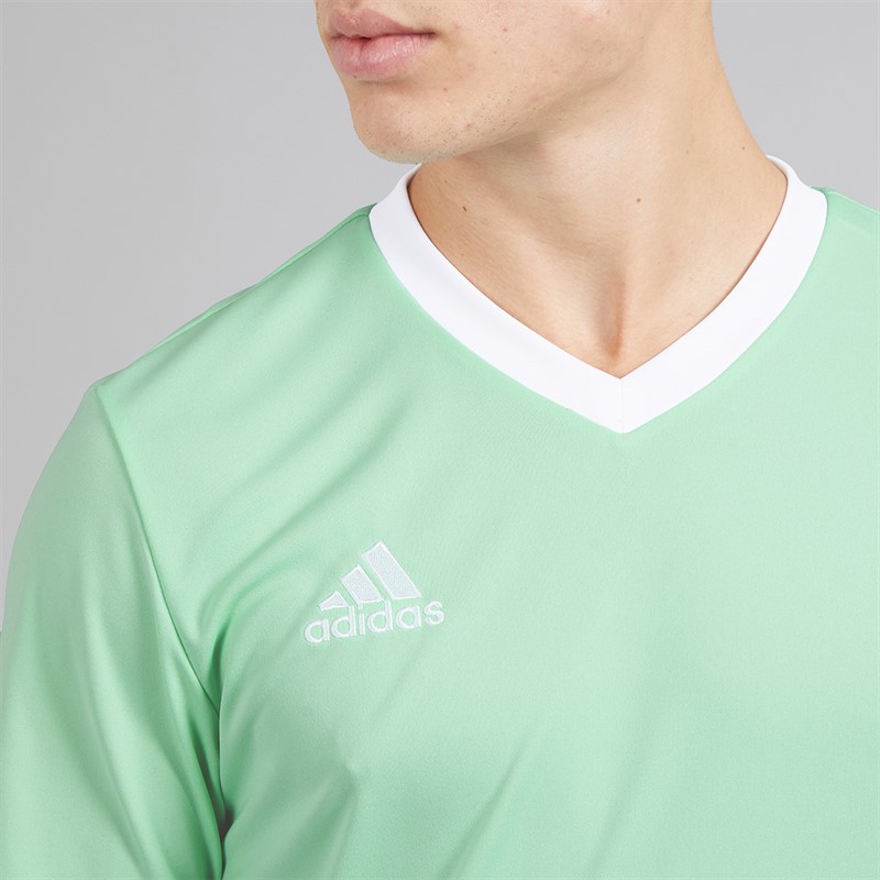 adidas Mens Entrada 22 T-Shirt Clear Mint