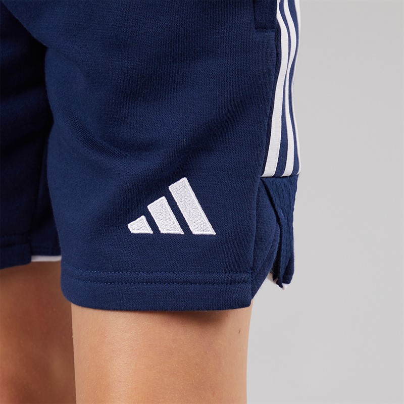 adidas Junior Tiro 23 League Sweat Shorts Team Navy Blue 2