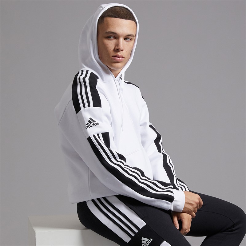 adidas Mens Squadra 21 Sweat Hoodie White