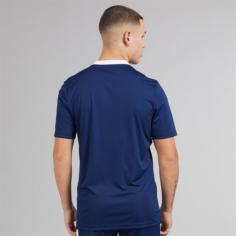 adidas Mens Entrada 22 T-Shirt Team Navy Blue