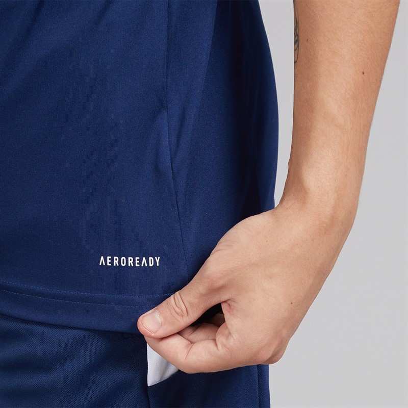 adidas Mens Entrada 22 T-Shirt Team Navy Blue