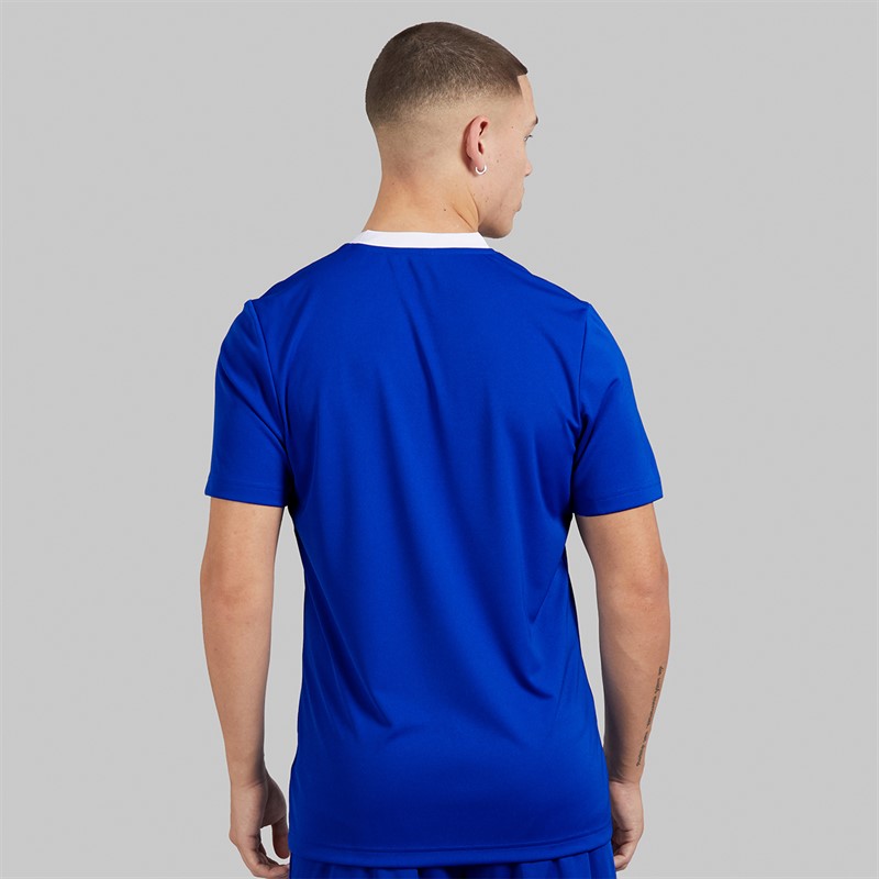adidas Mens Entrada 22 T-Shirt Team Royal Blue
