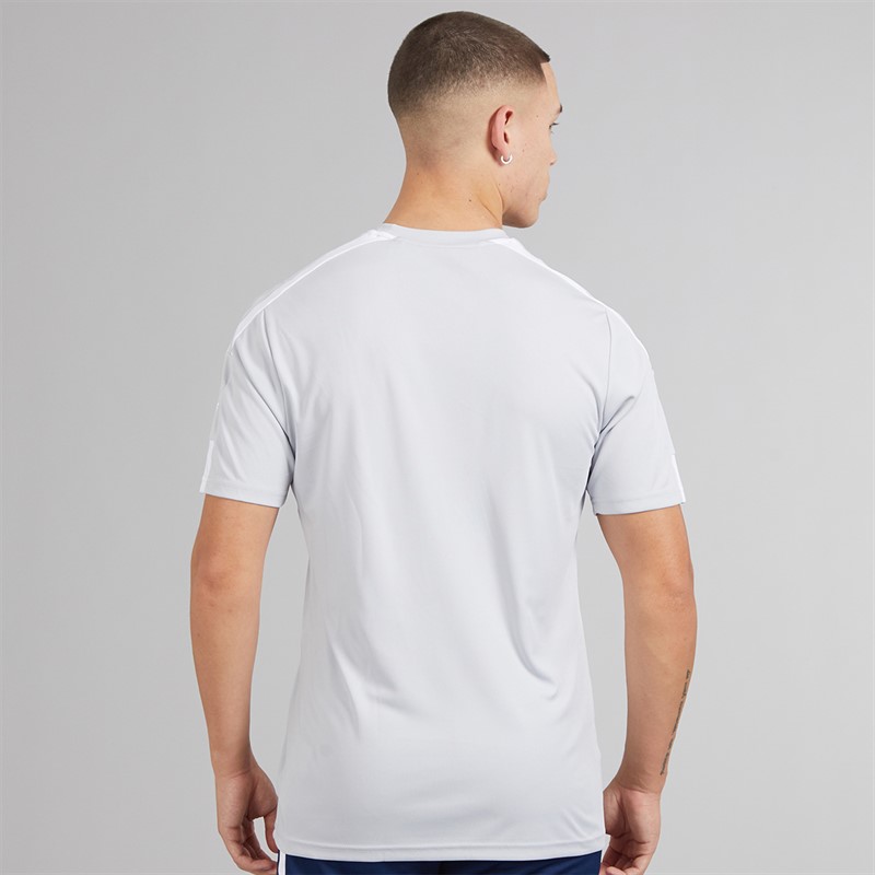 adidas Mens Squadra 21 T-Shirt Team Light Grey/White