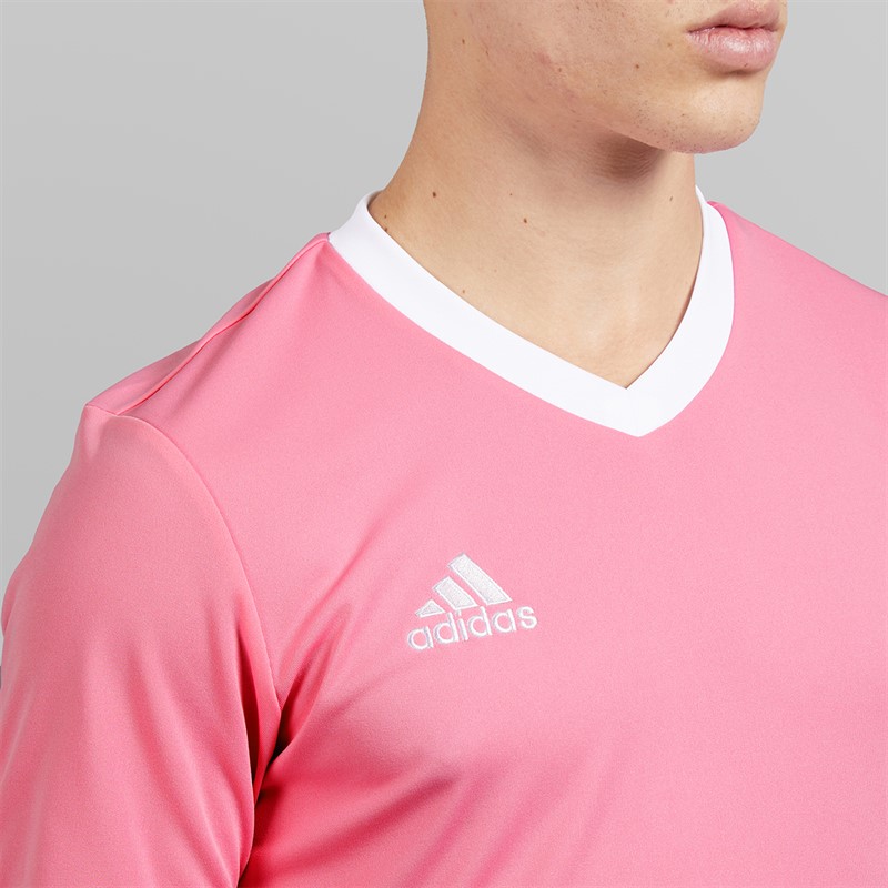 adidas Mens Entrada 22 T-Shirt Semi Pink Glow