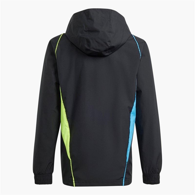 adidas Junior Boys AFC Arsenal Tiro 23 All Weather Jacket Black