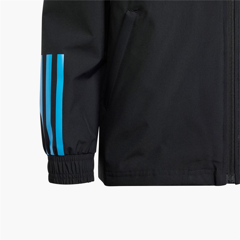 adidas Junior Boys AFC Arsenal Tiro 23 All Weather Jacket Black