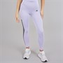 adidas Womens Optime 3-Stripes Full Length Leggings Violet Tone