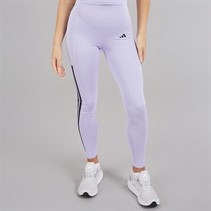 adidas Womens Optime 3-Stripes Full Length Leggings Violet Tone