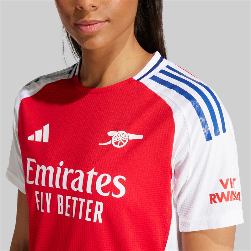 adidas Womens AFC Arsenal 24/25 Authentic Home Jersey Better Scarlet/White