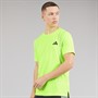 adidas Mens Tech Apparel Colorblock Training T-Shirt Lucid Lemon