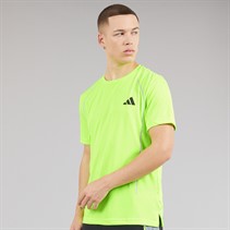 adidas Herre Tech Beklædning Farveblok Trænings T-shirt Lucid Lemon