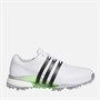adidas Womens Tour360 24 BOOST Waterproof Golf Shoes White/Core Black/Green Spark