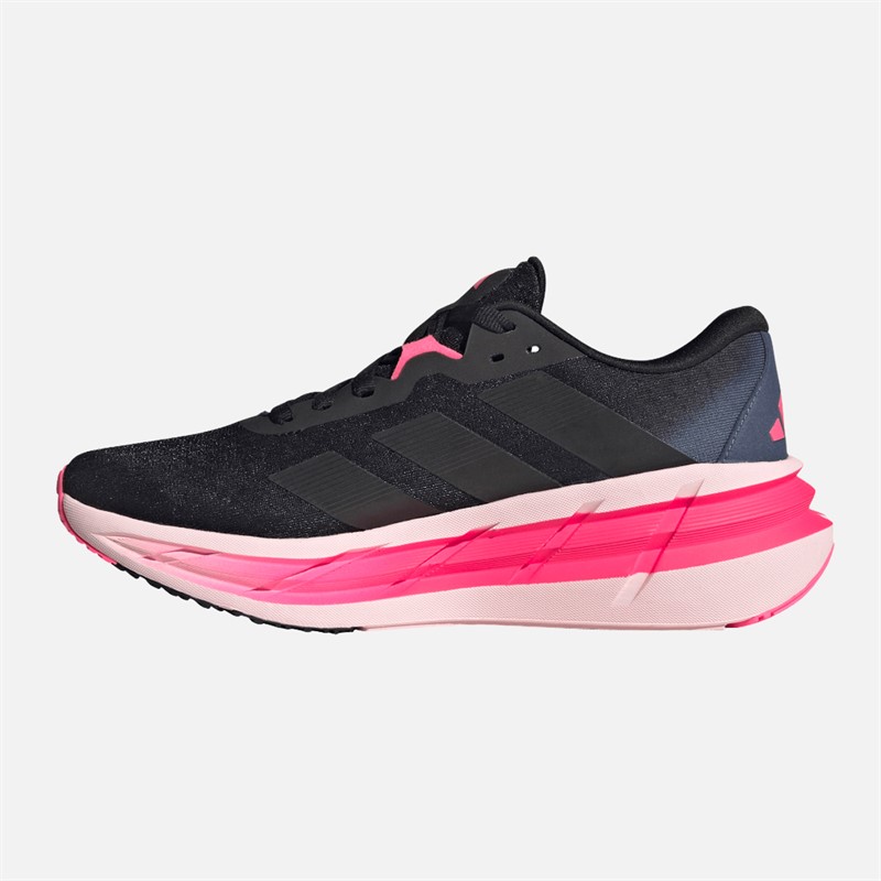 adidas Womens Adistar 3 Neutral Running Shoes Core Black/Lucid Pink