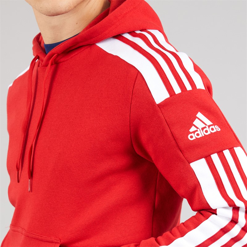 adidas Mens Squadra 21 Sweat Hoodie Team Power Red/White