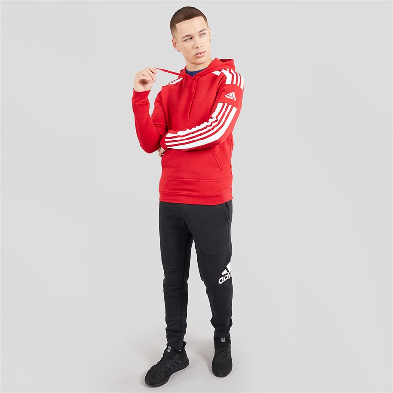 adidas Mens Squadra 21 Sweat Hoodie Team Power Red/White