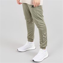 adidas Mens Train Essentials Camo Training Joggers Silver Pebble