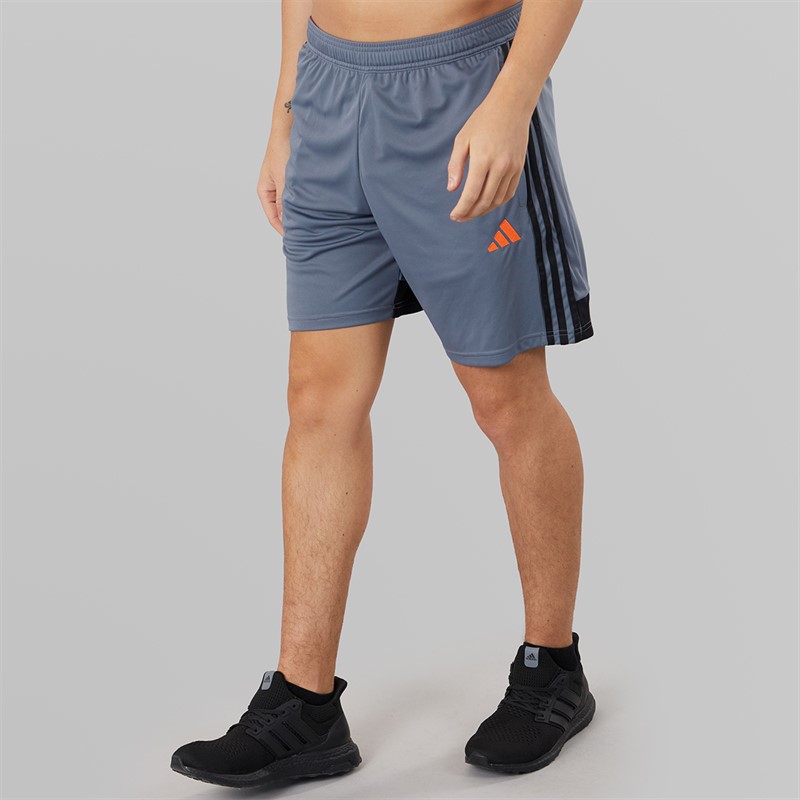 adidas Mens Tiro 25 Essentials Shorts Team Onix/Super Orange