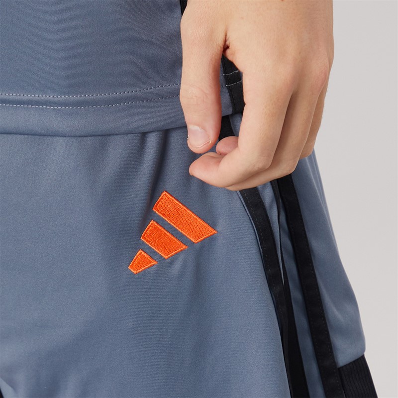 adidas Mens Tiro 25 Essentials Shorts Team Onix/Super Orange