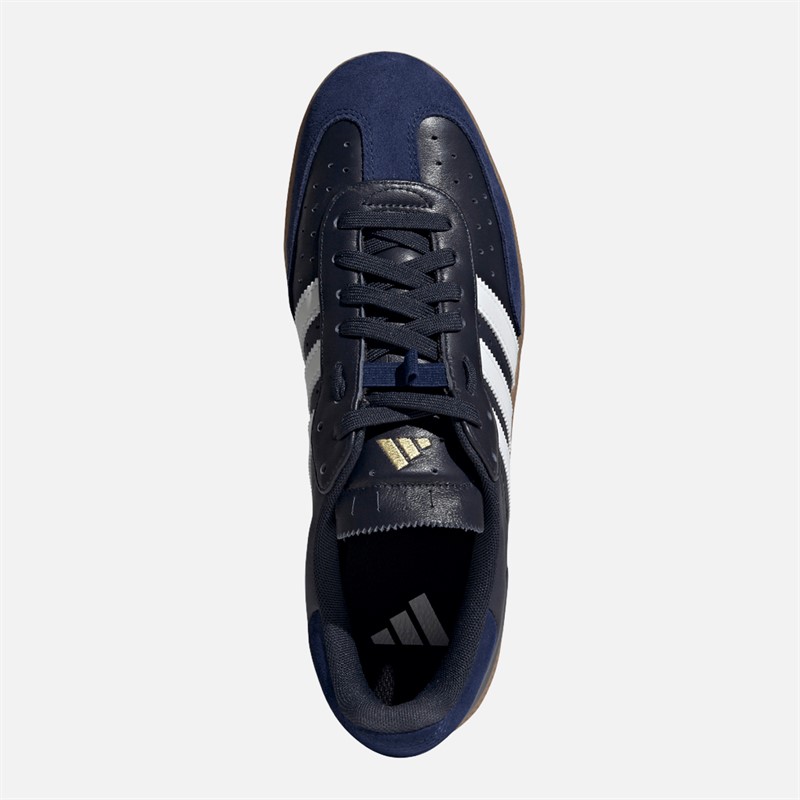 adidas Mens Velosamba Leather Cycling Shoes Legend Ink/Cloud White/Dark Blue