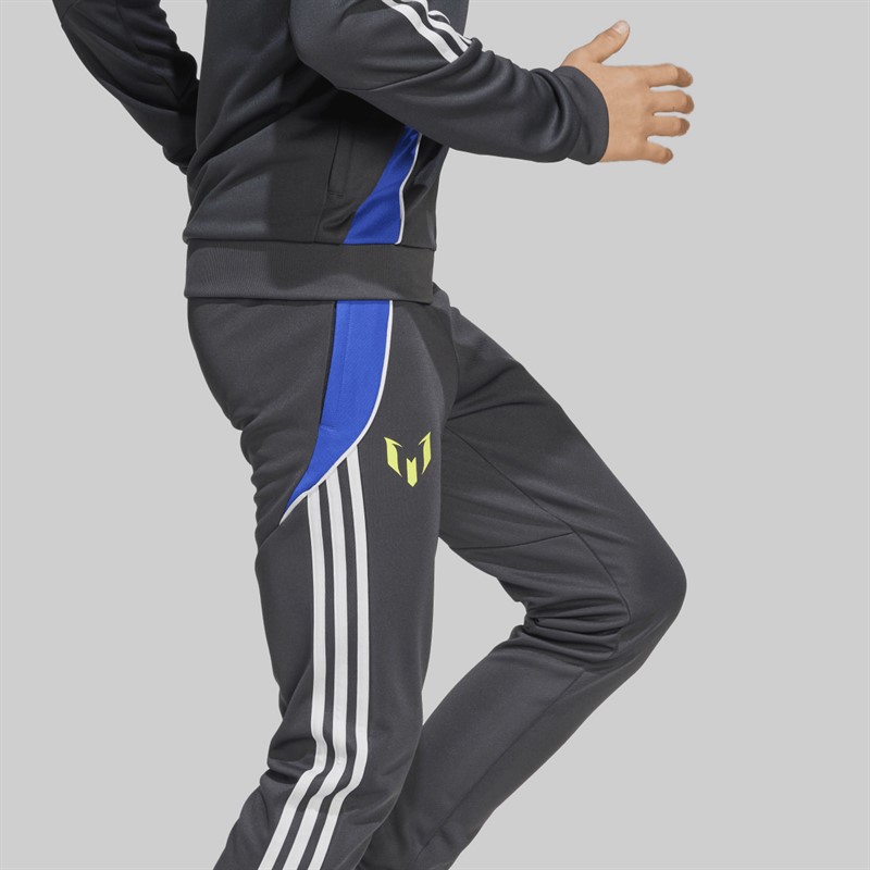 adidas Junior Boys Messi Track Pants Carbon