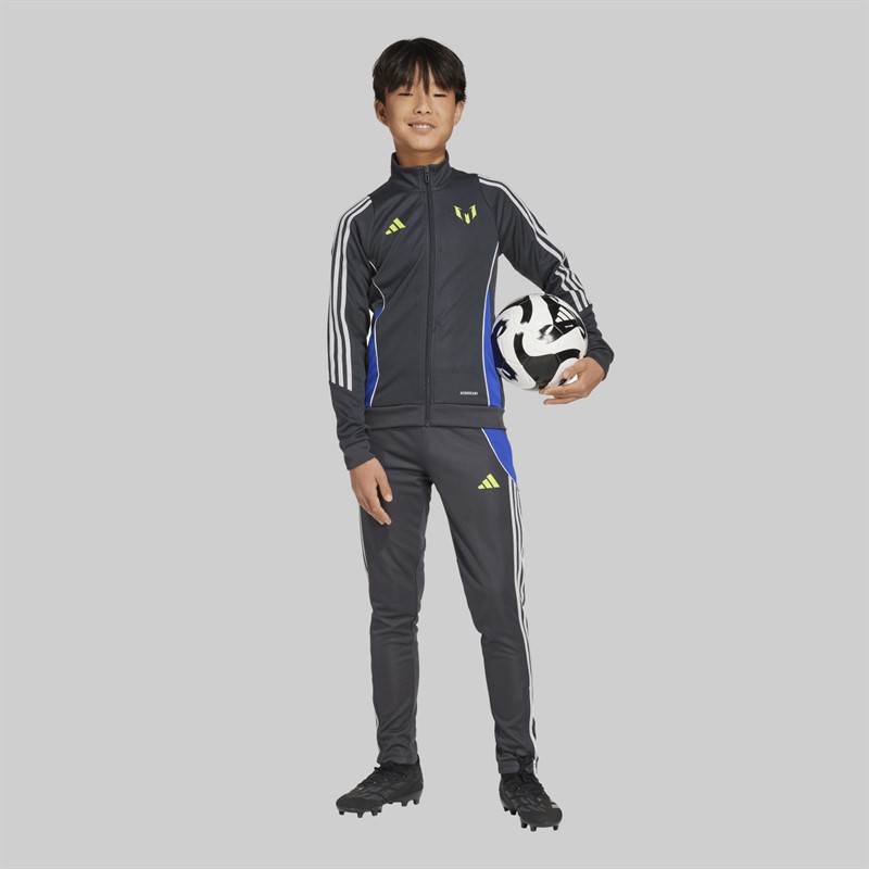 adidas Junior Boys Messi Track Pants Carbon