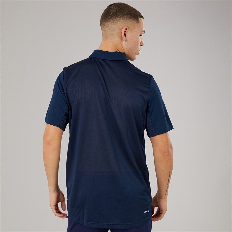 adidas Mens Club Tennis Polo Shirt Collegiate Navy