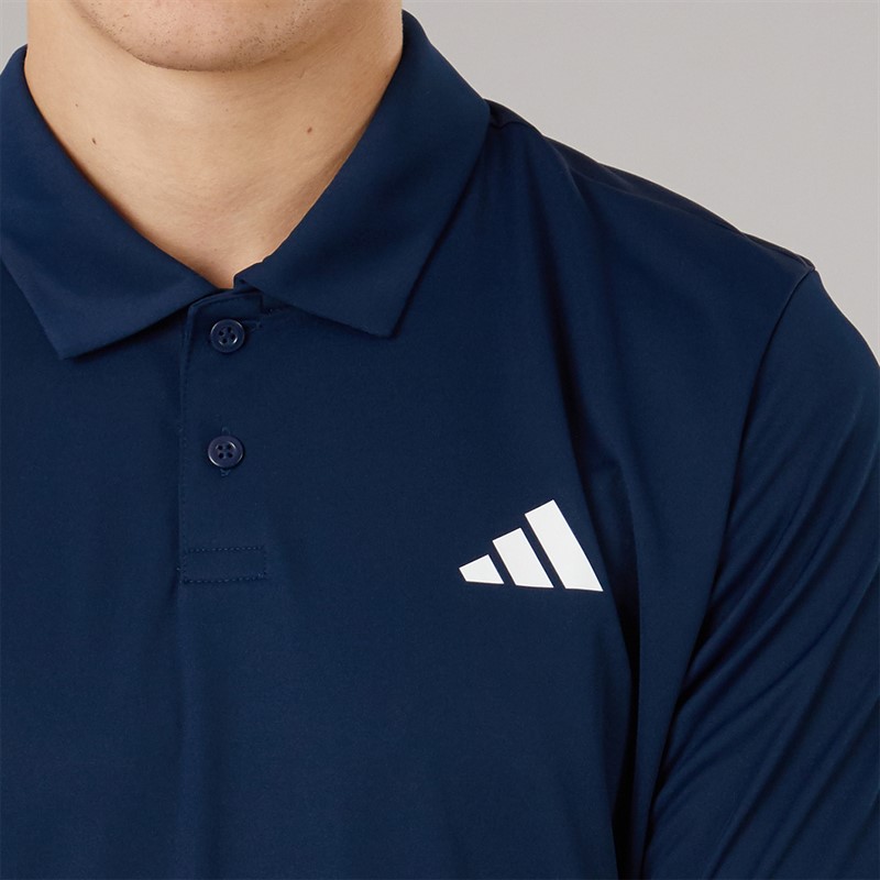 adidas Mens Club Tennis Polo Shirt Collegiate Navy