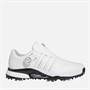 adidas Mens Tour360 24 BOA Boost Waterproof Golf Shoes White/White/Core Black