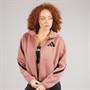 adidas Womens Z.N.E. Full Zip Hoodie Warm Clay