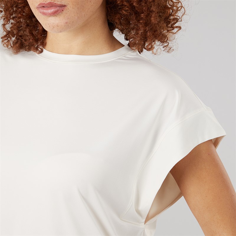 adidas Womens Climacool Yoga T-Shirt Cloud White