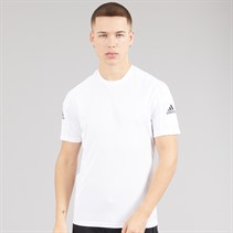 adidas Herre Squadra 21 T-shirt Hvid/Hvid/Sort