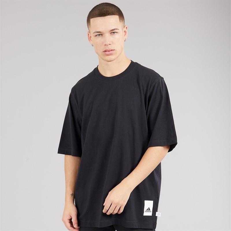 adidas Mens Lounge T-Shirt Black