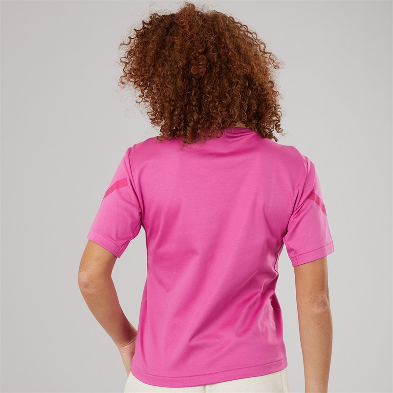 adidas Womens Z.N.E. T-Shirt Semi Lucid Fuchsia