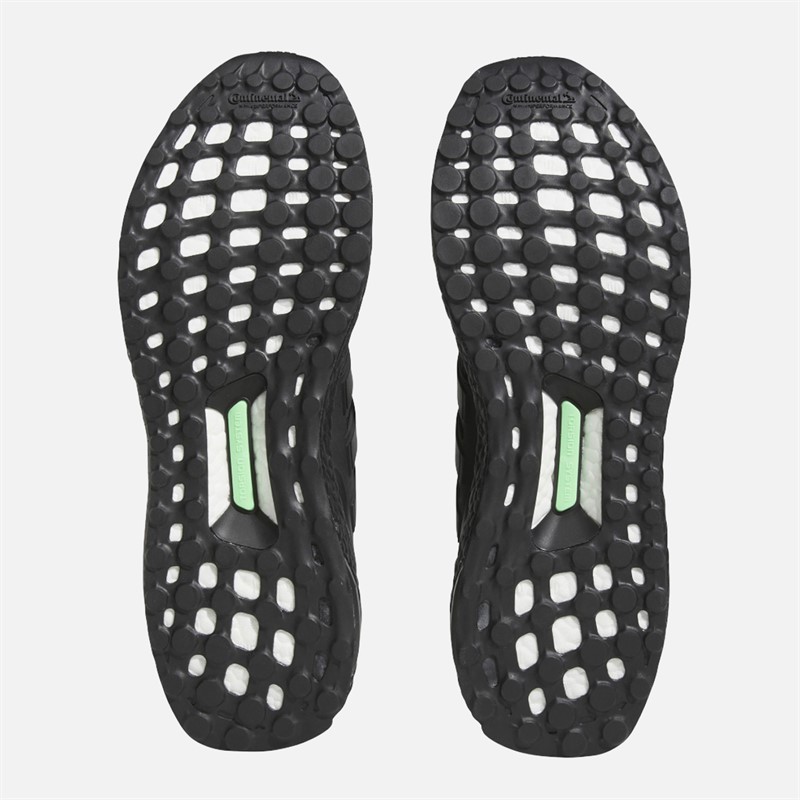 adidas Mens Ultraboost 1.0 Trainers Core Black/Beam Green Core Black/Bea, Green