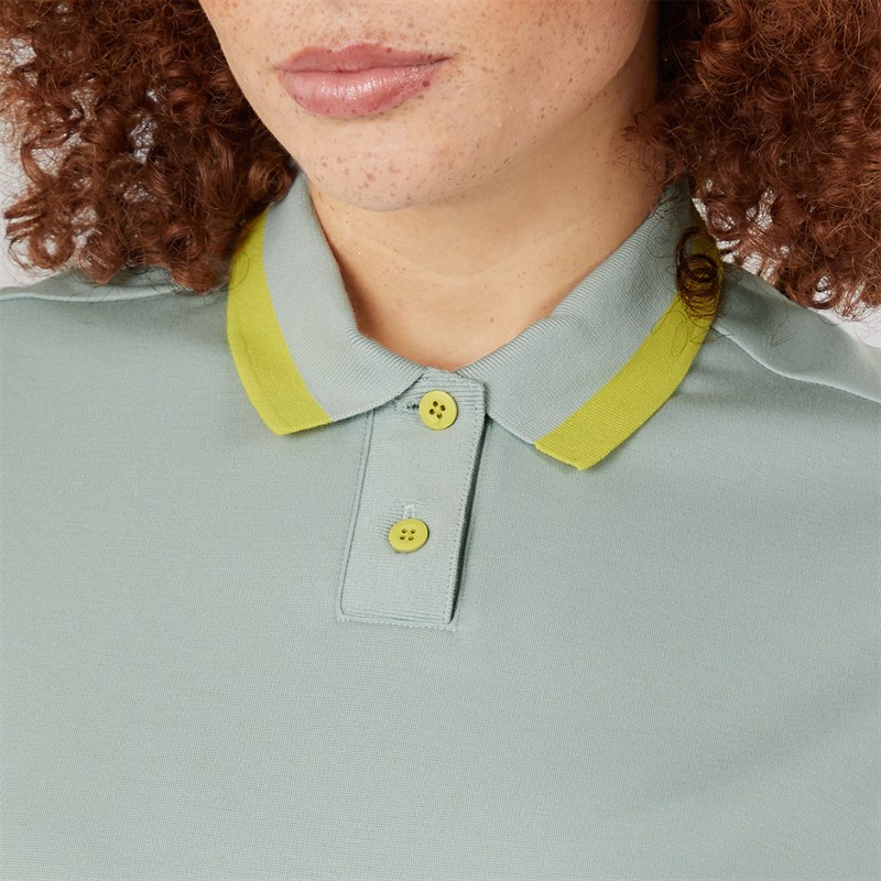 adidas Womens Go-To Golf Polo Shirt Wonder Silver