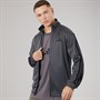 adidas Mens Dayready 3-Stripes Track Jacket Grey Six