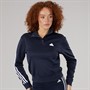 adidas Womens Iconic Wrapping 3-Stripes Snap Track Jacket Legend Ink/White